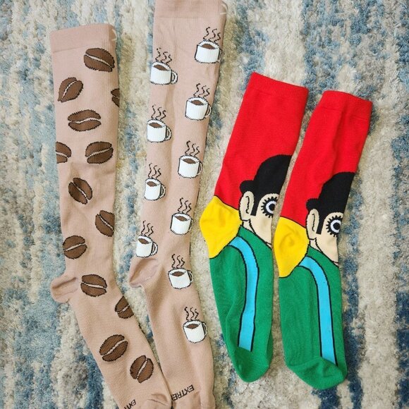 Fashion Statement Socks || 2 pairs || EUC - Picture 5 of 6